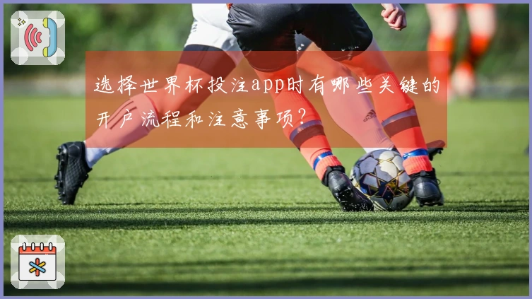 选择世界杯投注app时有哪些关键的开户流程和注意事项？