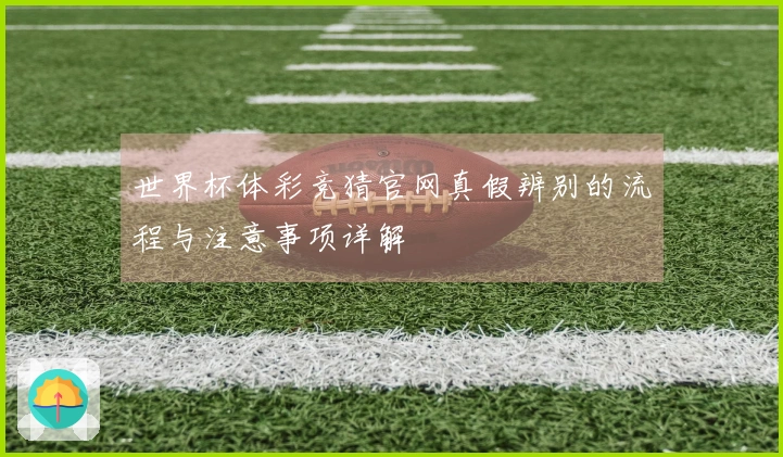 世界杯体彩竞猜官网真假辨别的流程与注意事项详解