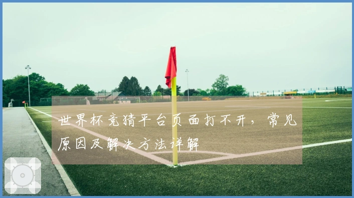 世界杯竞猜平台页面打不开,常见原因及解决方法详解